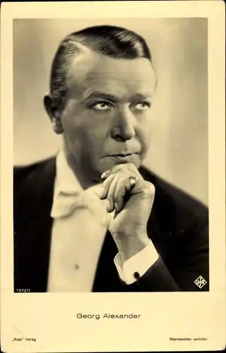 Ak Schauspieler Georg Alexander, Portrait, Ross Verlag 7972 1
