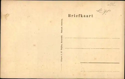 Ak Barneveld Gelderland, Langstraat, Straßenpartie, Geschäft