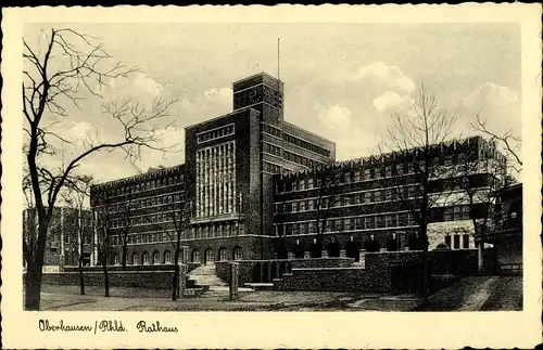 Ak Oberhausen im Ruhrgebiet, Rathaus