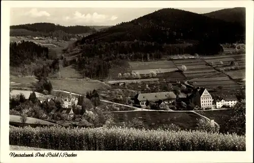 Ak Neusatzeck Bühl in Baden Schwarzwald, Gesamtansicht