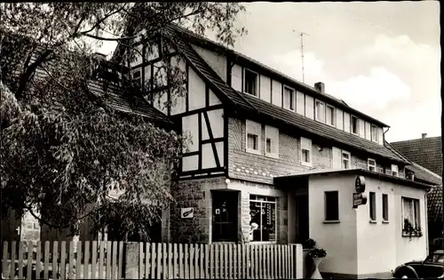 Ak Marienhagen am Edersee Vöhl Hessen, Gasthaus und Pension Wettläufer