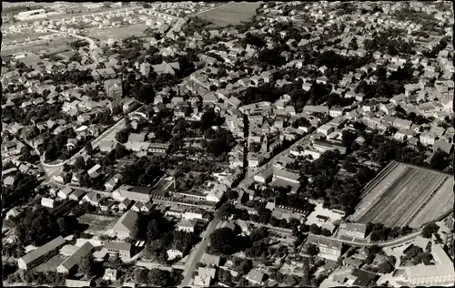 Ak Varel in Oldenburg Jadebusen, Luftaufnahme, Panorama