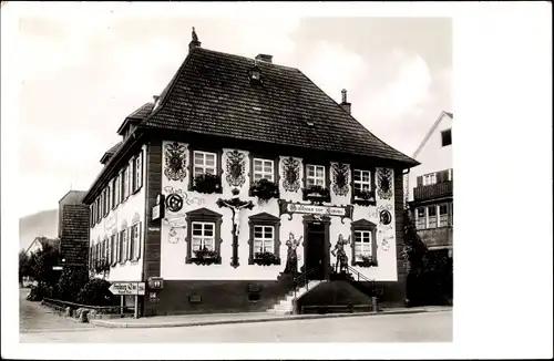 Ak Haslach im Kinzigtal Schwarzwald, Althistorisches Gasthaus Zur Kanone