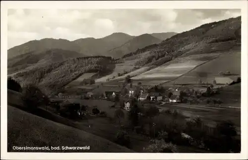 Ak Obersimonswald Simonswald im Schwarzwald, Panorama