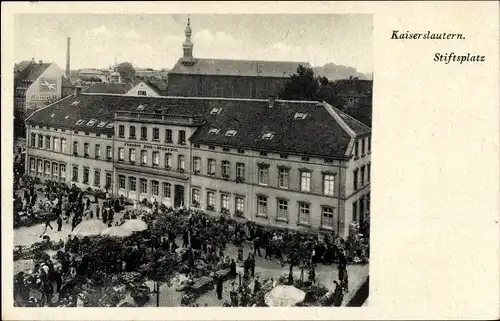Ak Kaiserslautern in der Pfalz, Partie am Stiftsplatz, Theodor Zink Museum