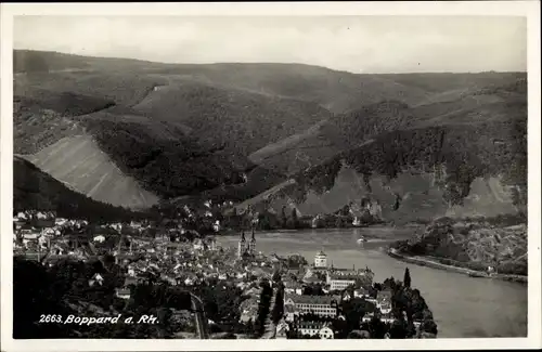 Ak Boppard am Rhein, Panorama