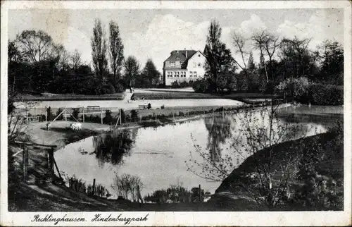 Ak Blankenstein an der Ruhr Hattingen, Hindenburgpark