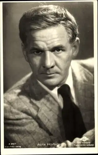 Ak Schauspieler Attila Hörbiger, Portrait