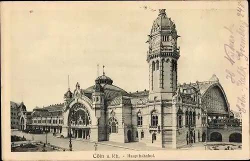 Ak Köln am Rhein, Hauptbahnhof