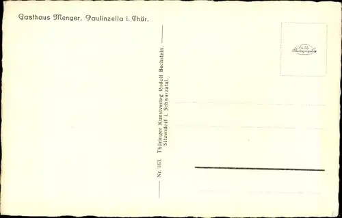 Ak Paulinzella Rottenbach Königsee in Thüringen, Klosterruine, Innenhof