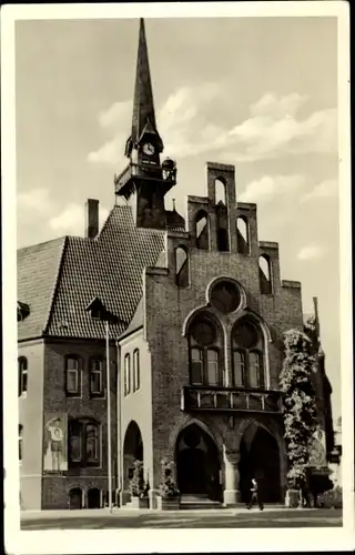 Ak Nauen im Havelland, Rathaus