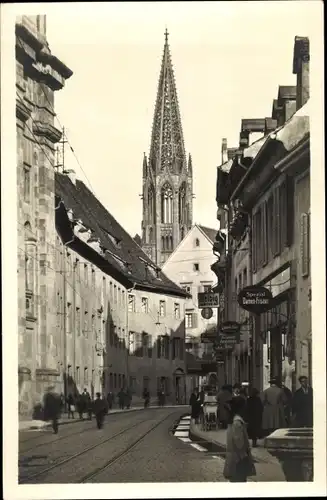 Ak Freiburg im Breisgau, Bertholdstraße, Alte Universität, Spezial Damen Friseur