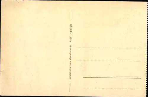 Ak Kochendorf Bad Friedrichshall in Württemberg, Salzwerk, Festsaal, Ordrerkanzel, Wappen