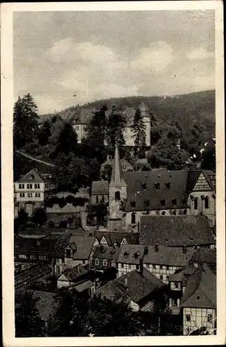 Ak Stolberg im Harz, Schloß und Kirche