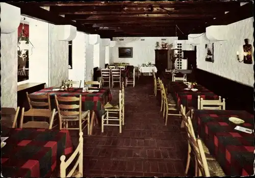 Ak Eggerscheidt Ratingen im Kreis Mettmann, Restaurant Auermühle, Gesellschaftsraum