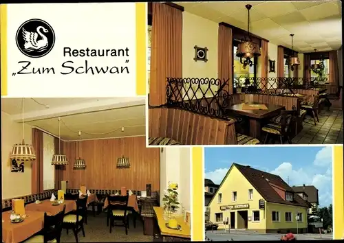 Ak Bad Salzuflen in Lippe, Restaurant Zum Schwan