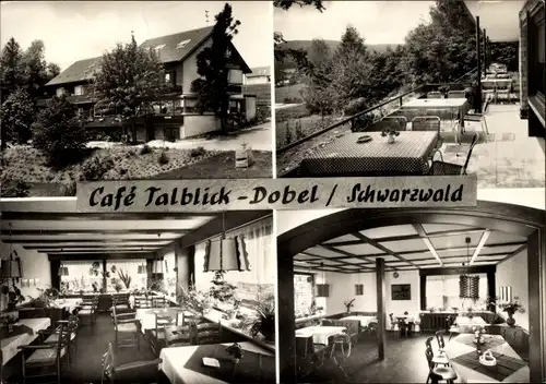 Ak Dobel im Schwarzwald, Cafe Talblick