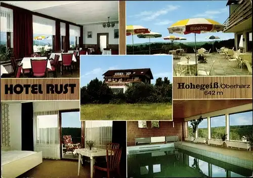 Ak Hohegeiß Braunlage im Oberharz, Hotel Rust