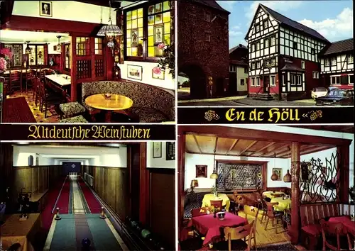 Ak Bad Münstereifel in Nordrhein Westfalen, Altdeutsche Weinstuben En de Höll