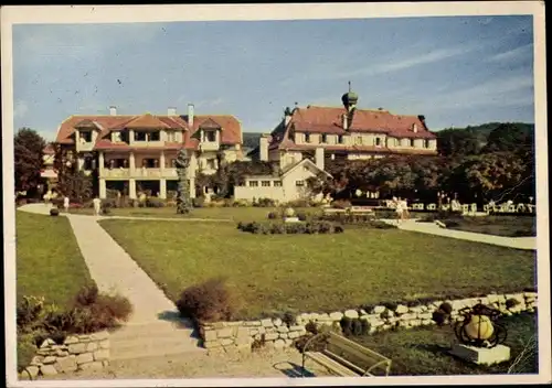 Ak Velden am Wörthersee in Kärnten, Hotel Mösslacher, Seepark