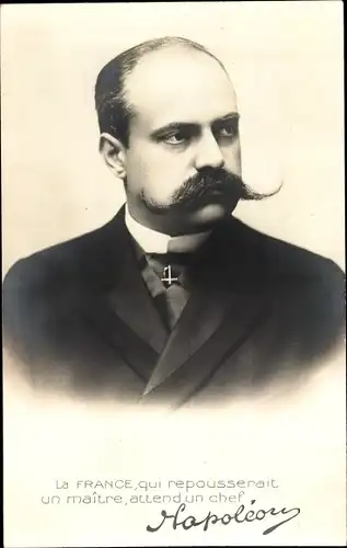 Ak Monseigneur le Prince Victor Napoleon, Portrait
