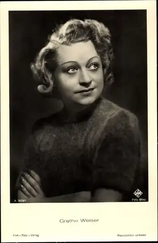 Ak Schauspielerin Grethe Weiser, Portrait, Tante Wanda aus Uganda