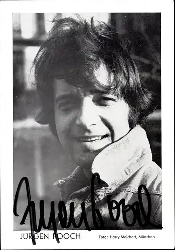 Ak Schauspieler Jürgen Pooch, Portrait, Autogramm