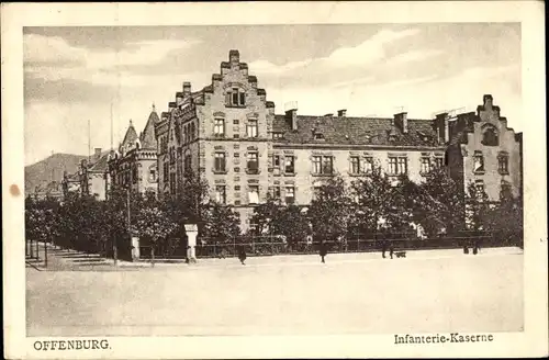 Ak Offenburg in Baden Schwarzwald, Infanteriekaserne