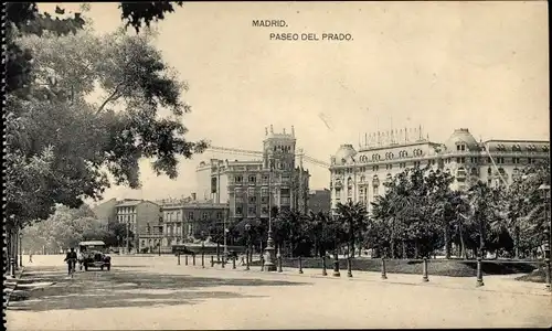 Ak Madrid Spanien, Paseo del Prado