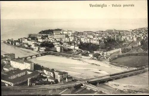 Ak Ventimiglia Liguria, Veduta generale