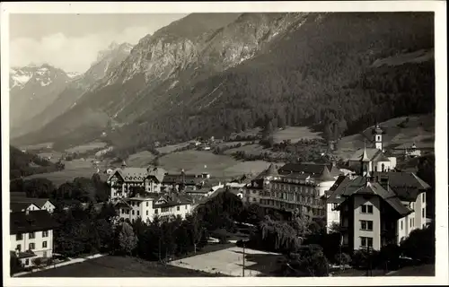 Ak Colle Isarco Gossensaß Brenner Brennero Südtirol, Panorama vom Ort, Wohnhäuser, Gebirge