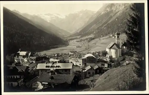 Ak Colle Isarco Gossensaß Brenner Brennero Südtirol, Panorama vom Ort, Wohnhäuser, Gebirge