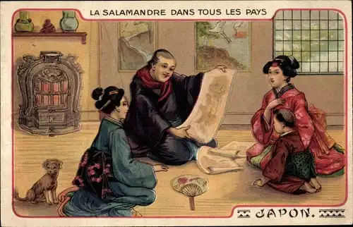 Ak Japan, La Salamandre dans tous les Pays, Japaner