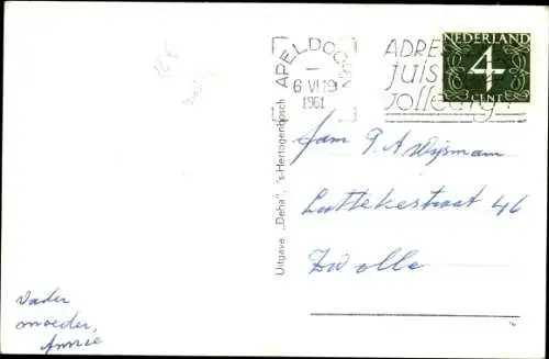 Ak ’s Hertogenbosch Nordbrabant Niederlande, Sluis O Partie an der Schleuse