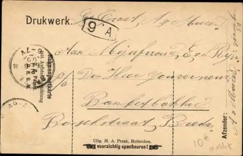 Passepartout Ak Breda Nordbrabant Niederlande, Groote Markt