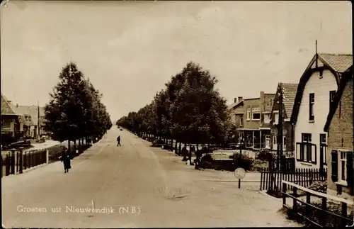 Ak Nieuwendijk Nordbrabant, Straßenpartie