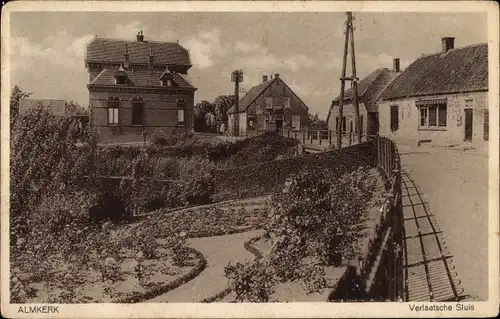 Ak Almkerk Nordbrabant Niederlande, Verlaatsche Sluis