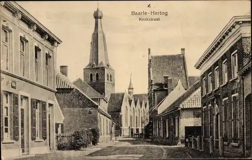 Ak Baarle Hertog Flandern Antwerpen, Kerkstraat