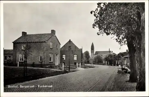 Ak Boekel Nordbrabant Niederlande, Bergstraat Kerkstraat