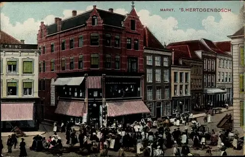 Ak 's Hertogenbosch Den Bosch Nordbrabant, Markt