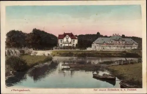 Ak 's Hertogenbosch Den Bosch Nordbrabant, Het nieuwe Ziekenhuis a. d. Dommel