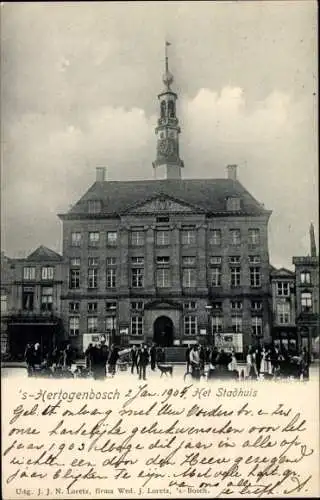 Ak 's Hertogenbosch Nordbrabant Niederlande, Het Stadhuis