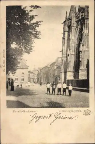 Ak 's Hertogenbosch Nordbrabant Niederlande, Parade Kerkstraat