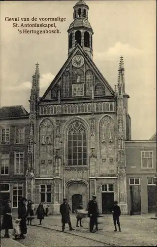 Ak 's Hertogenbosch Nordbrabant Niederlande, Gevel van de voormalige St. Antoniuskapel