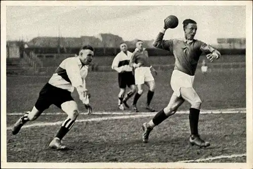 Sammelbild Olympia 1936, Deutsche Meisterschaft im Handball