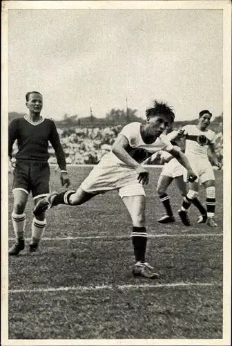 Sammelbild Olympia 1936, Handballspiel Deutschland Österreich