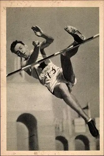 Sammelbild Olympia 1932 Bild Nr. 44, Hochsprung, McNaughton