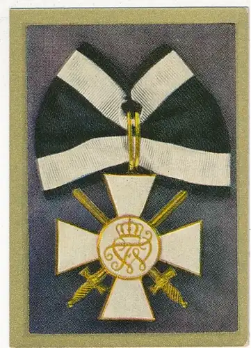 Sammelbild Orden, Verdienst Orden Nr. 93, Preußen, II. Klasse am Kriegsband, Roter Adler Orden