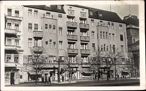 Foto Ak Berlin Charlottenburg, Bismarckstraße 38- 40, Opernhaus, Geschäft Max Muhlack, Eduard Päsold