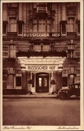 Ak Berlin Mitte, Hotel Russischer Hof, Georgenstraße 21-22
